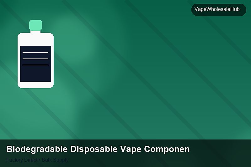 Biodegradable Disposable Vape Components Bulk — Biodegradable Disposable Vape Components Bulk: Volume Pricing Tiers | 2026 Edition photo 2