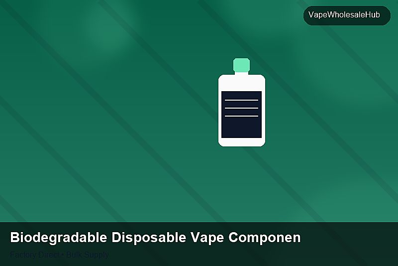 Biodegradable Disposable Vape Components Bulk — Biodegradable Disposable Vape Components Bulk: Distribution Channels | 2026 Edition photo 1