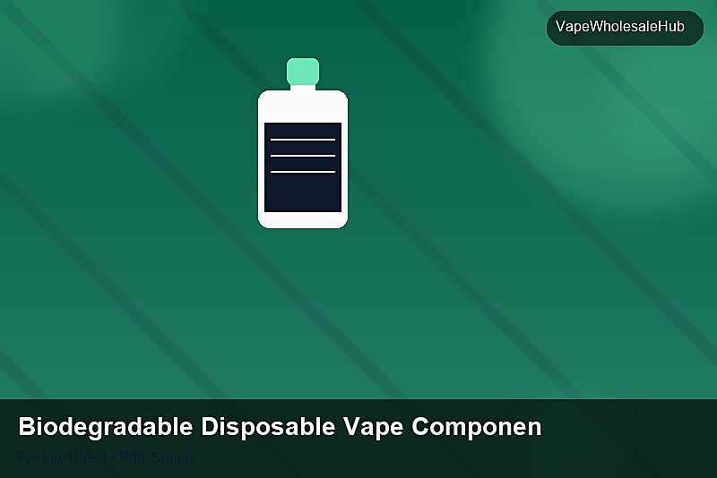 Biodegradable Disposable Vape Components Bulk — Biodegradable Disposable Vape Components Bulk: Case Studies | 2026 Edition photo 2